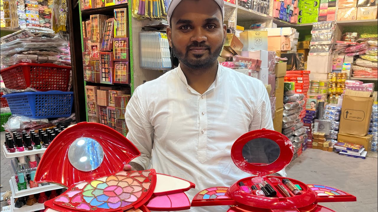 Latest cosmetic biggest shop and hair accessories latest jewellery in bada bazar Kolkata
