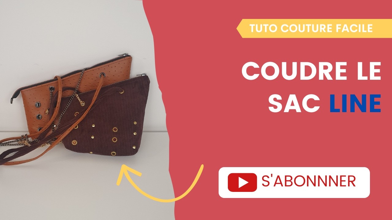 Couds le sac Line avec moi 🧵 | Patron gratuit