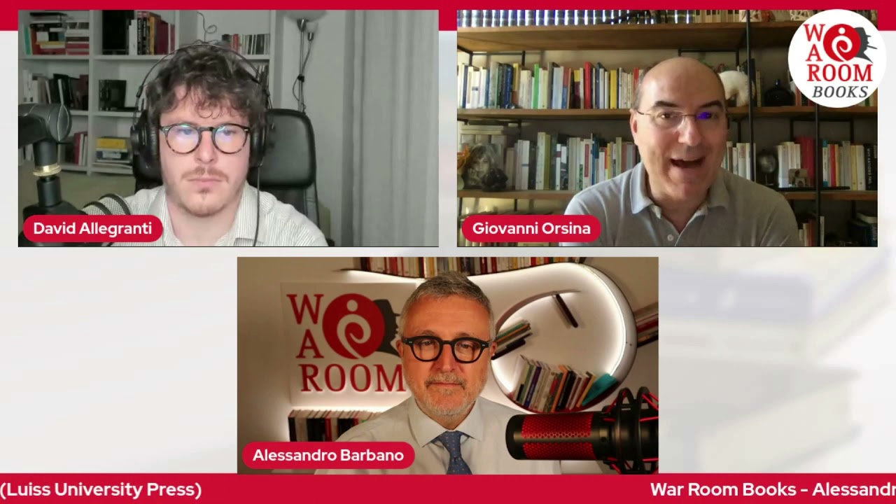 War Room Books - Alessandro Barbano intervista Giovanni Orsina e David Allegranti