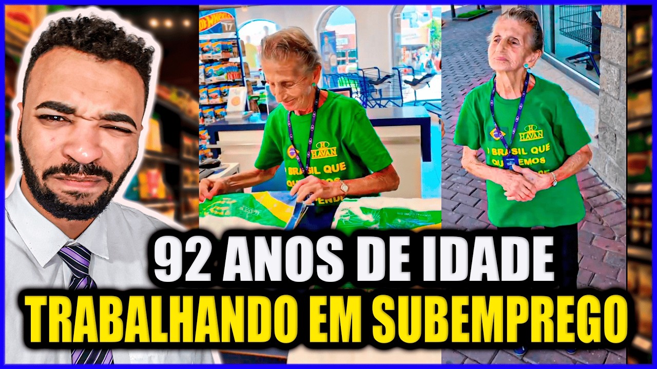 O NOVO NORMAL: TRABALHAR ATÉ OS 92 ANOS DE IDADE !📉