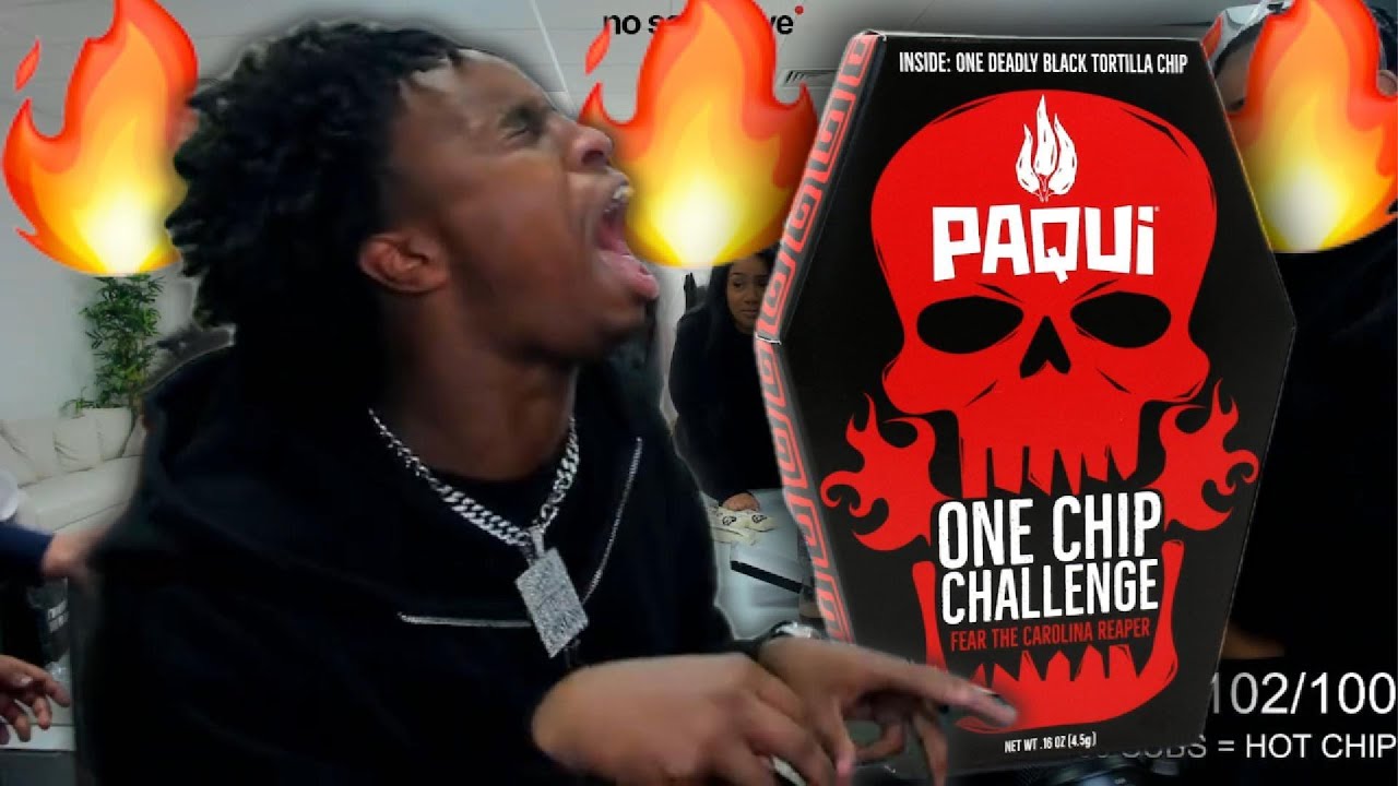 Hendrix Eats The *WORLDS HOTTEST CHIP* After Losing Forfeit Pong