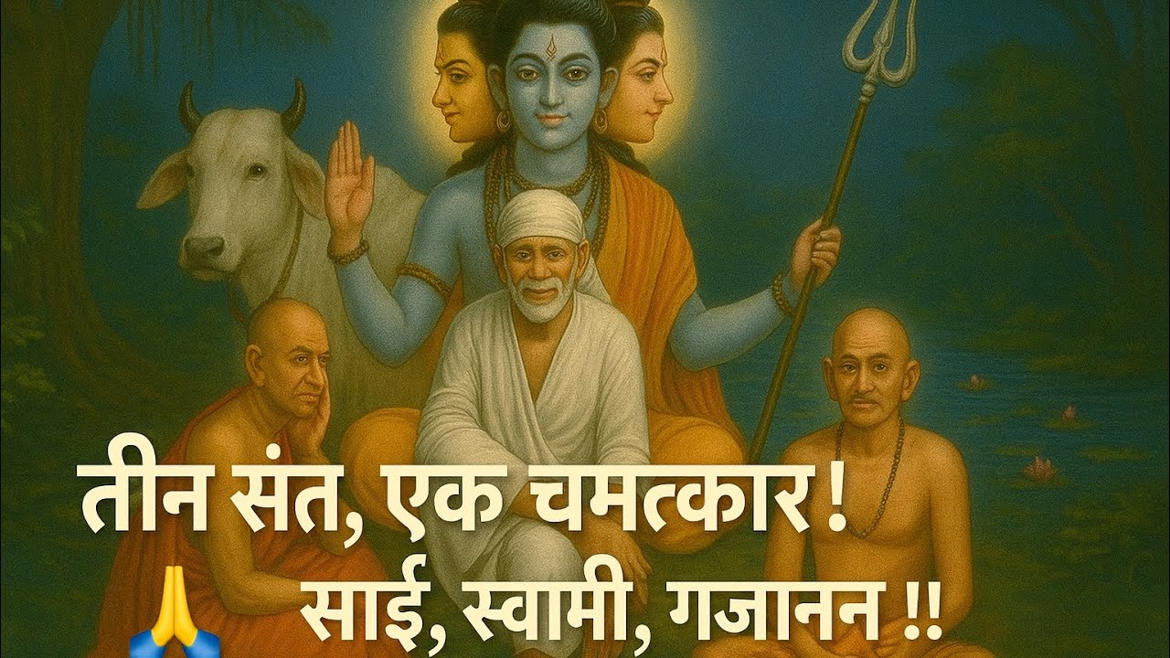 जहाँ श्रद्धा है, वहाँ कृपा है 🙏साईं, स्वामी और गजानन की प्रत्यक्ष लीला और दिव्य चमत्कार |