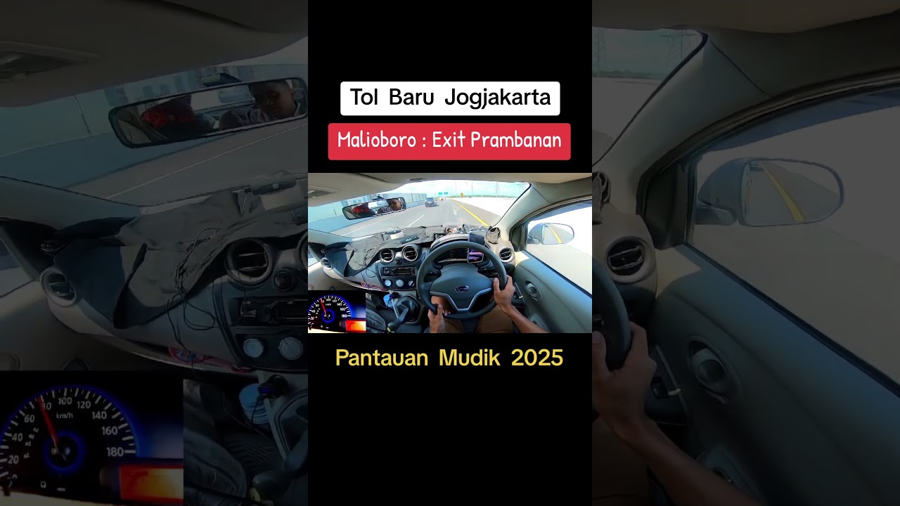 Review Tol Baru Jogjakarta - Tujuan Malioboro Exit di Prambanan