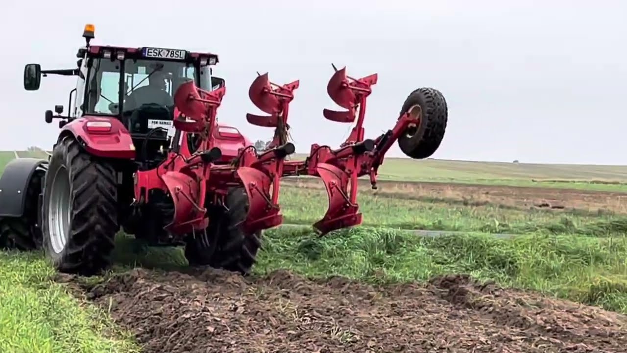 🔥Orka 😎🚜🚜Case i pług maschio w akcji,🔥🔥orka 2024