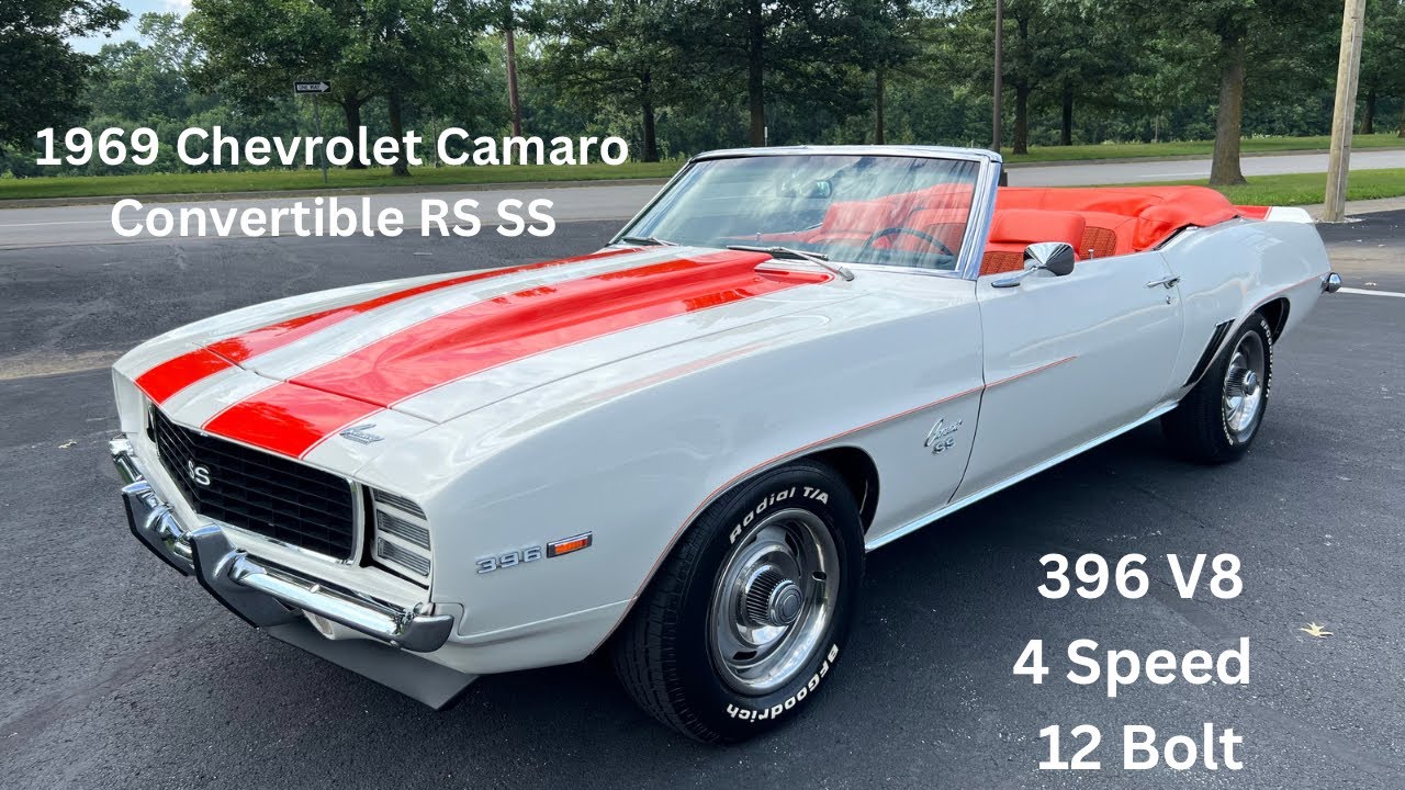 1969 Chevrolet Camaro Convertible RS SS 396 V8