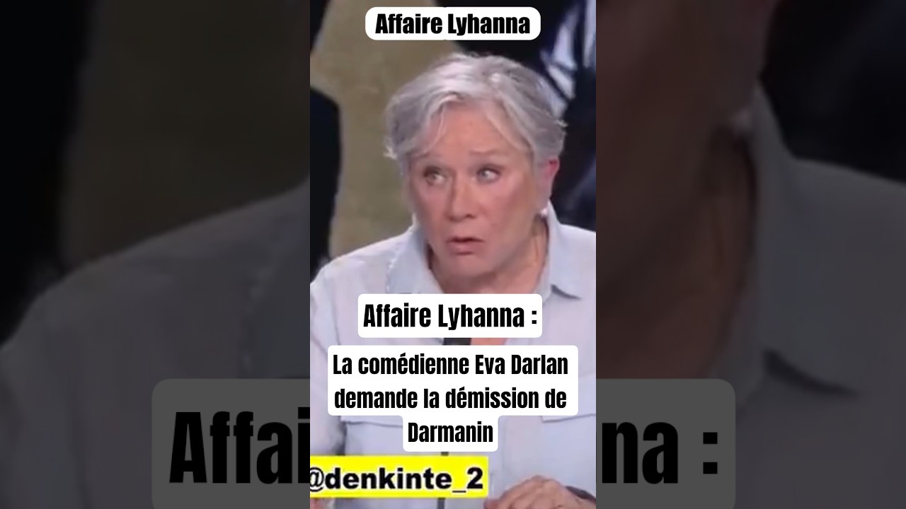 La com&eacute;dienne Eva Darlan demande la d&eacute;mission de Darmanin