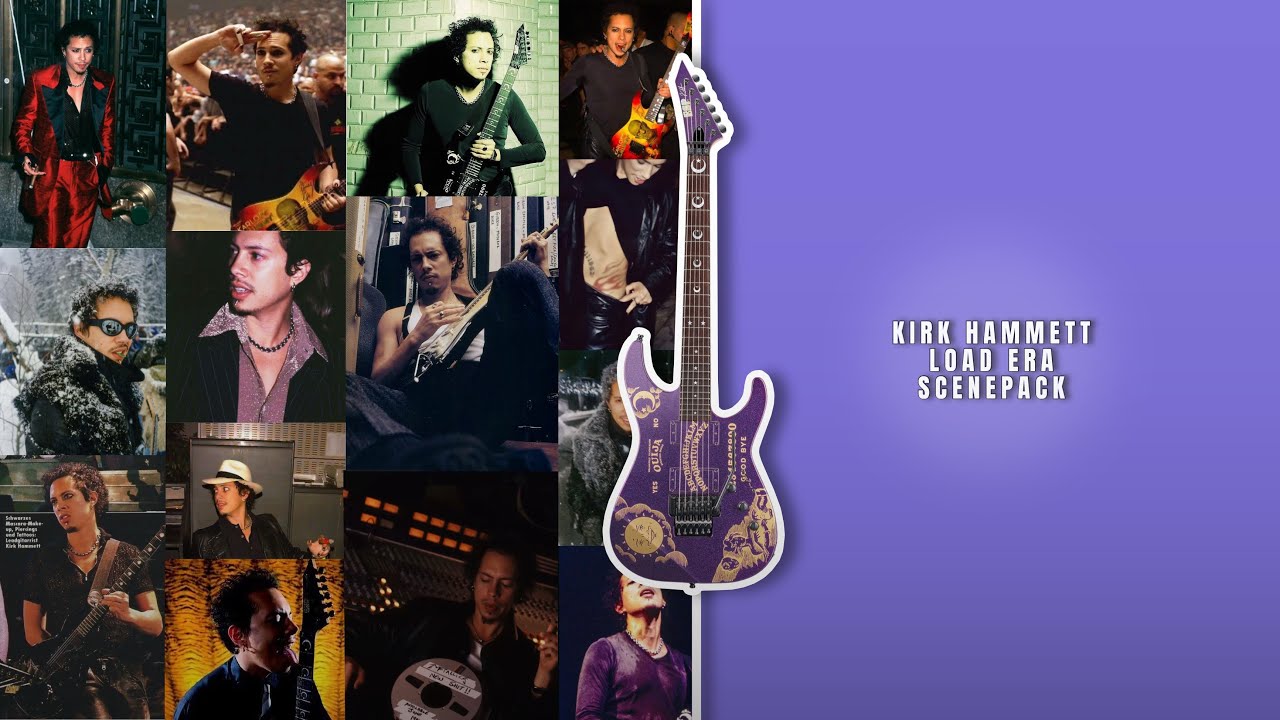 KIRK HAMMETT Load Era Clips for Edits || SCENEPACK ||