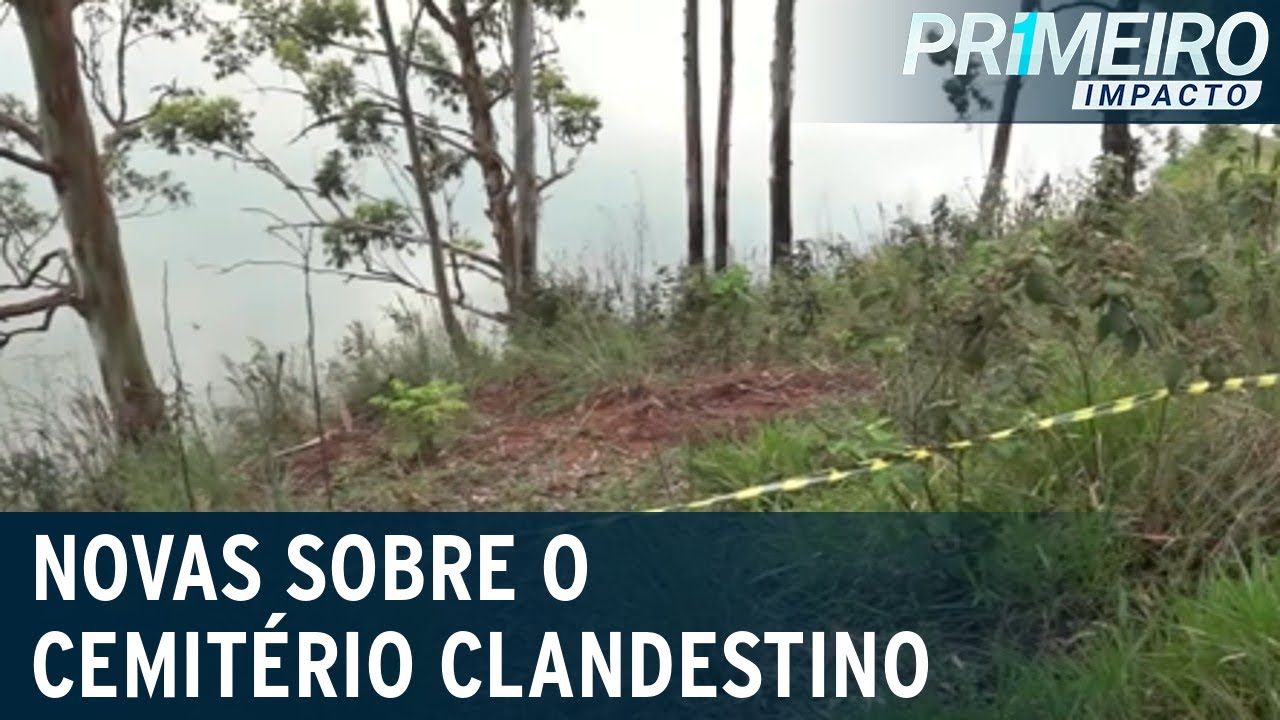 Corpos em cemitério clandestino podem ser de vítimas do tráfico | Primeiro Impacto (01/12/21)