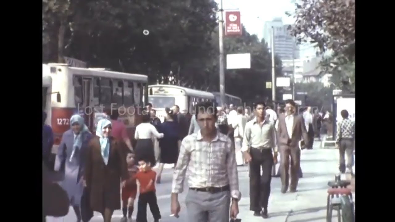 Archive footage of Street Scenes  of Istanbul, Turkey, 1970s