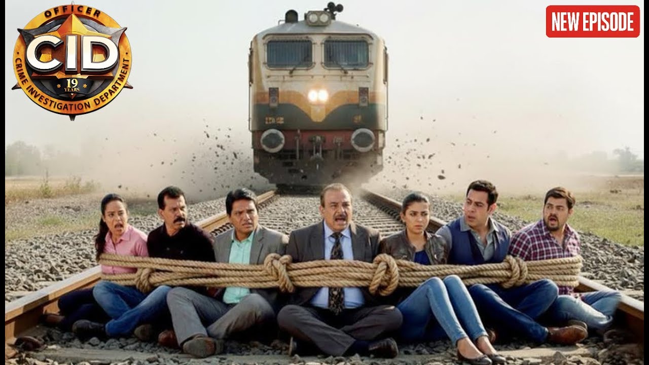 पटरी पर बंधी पूरी CID टीम, बचेंगे या कुचले जाएंगे || CID || Latest Episode