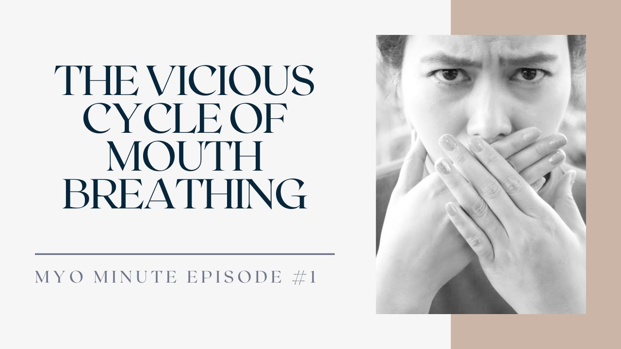 Myo Minute Episode #1:  The Vicious Cycle of Mouth Breathing #mouthbreathing