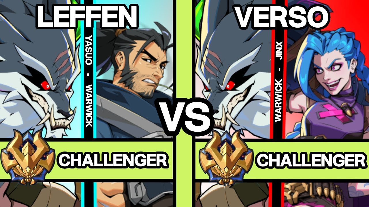 2XKO ▰ LEFFEN (Yasuo-Warwick) vs VERSO (Warwick-Jinx) ▰ 2XKO Pro Replays