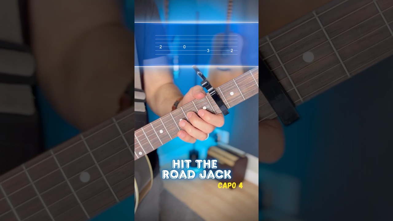 hit the road jack (ray charles) guitar tutorial