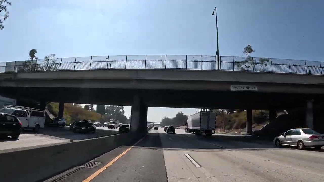 car ride downtown LA to SantaMonica pier 15092025 cut