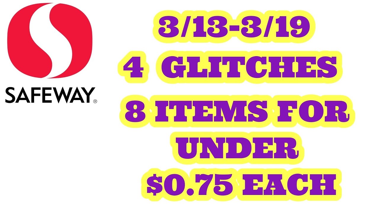 ИГРЫ И ЕДА ​​ПО ЦЕНЕ МЕНЕЕ 0,75 ДОЛЛАРА ЗА ШТУКУ В SAFEWAY ИЛИ ACME С 13 ПО 19 МАРТА!