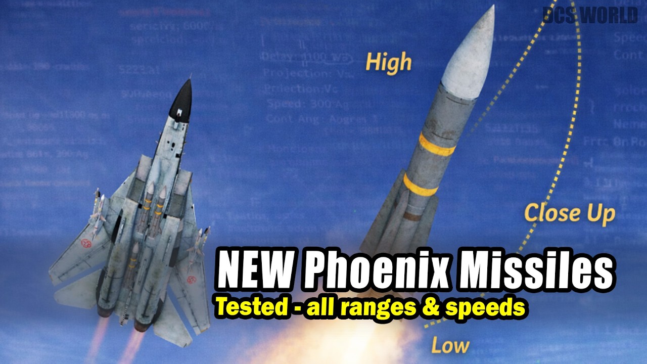 F-14 Tested after Update! Are 60+ Mile Phoenix Shots Still Possible? | DCS World