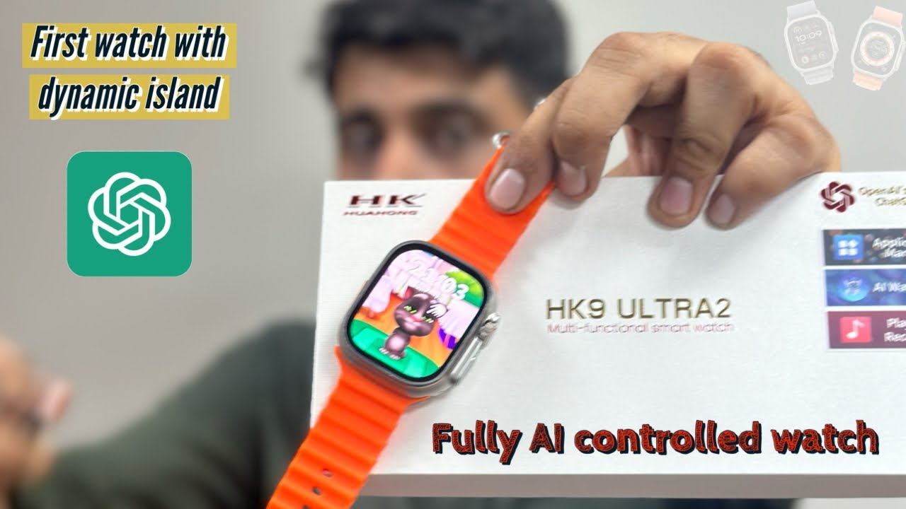 HK 9 ULTRA 2 pehli dynamic island & fully artificial intelligence wali watch by Wearfitpro series 🔥