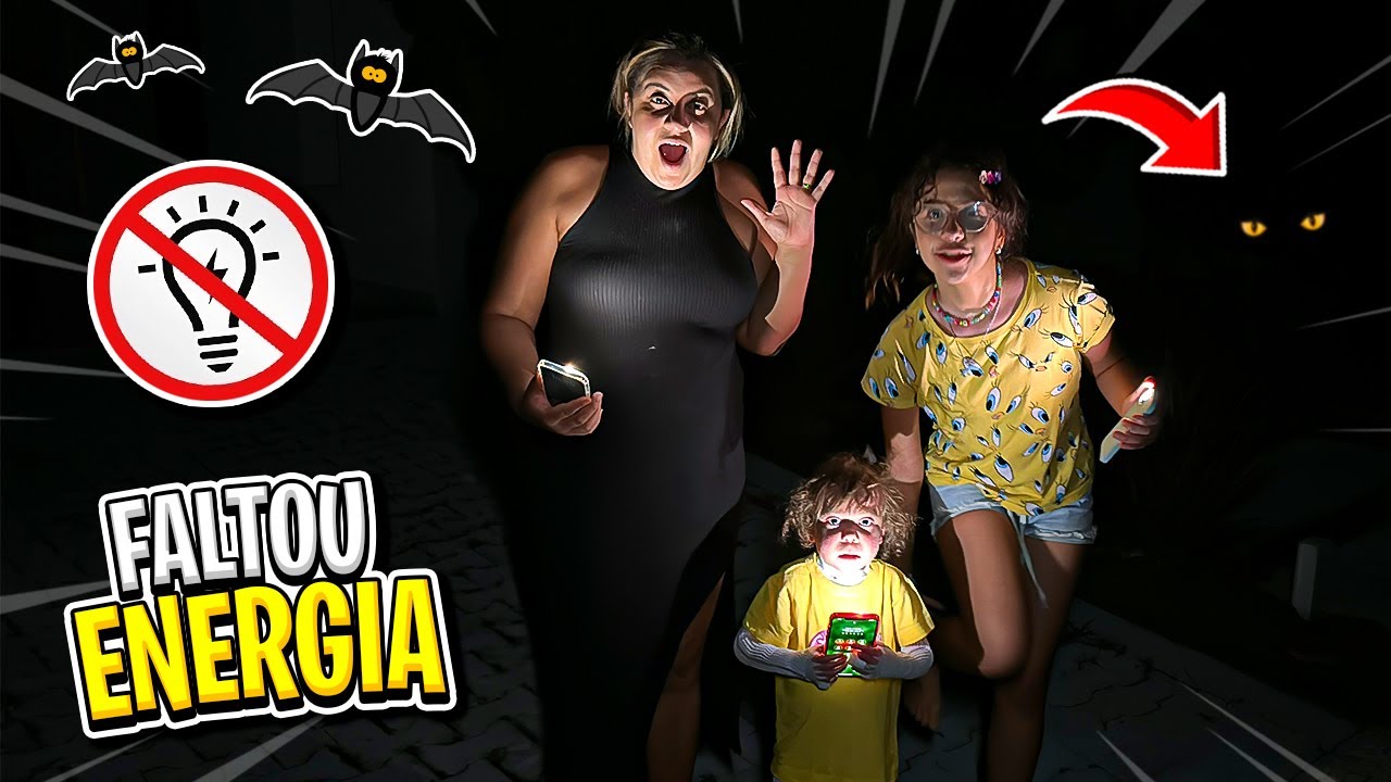 FALTOU ENERGIA EM CASA E OLHA SÓ O QUE ACONTECEU !