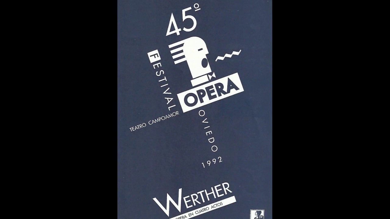 WERTHER, Alfredo Kraus, Oviedo. 3/10/1992. ópera completa