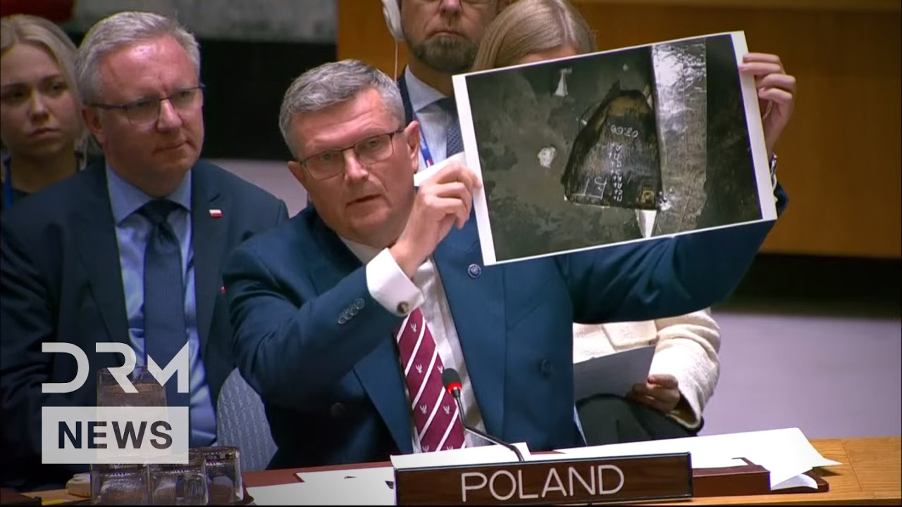 FULL REMARKS: Poland Exposes Russia’s Hypocrisy Over Drone Strikes at UN Meeting | AC1G