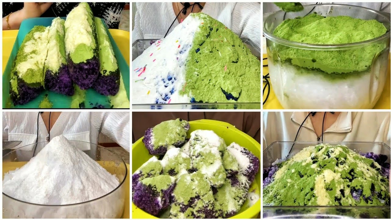 Qian[new] || SHAVED ICE WITH MATCHA AND COCONUT MILK POWDER || Ice Shop 🌱