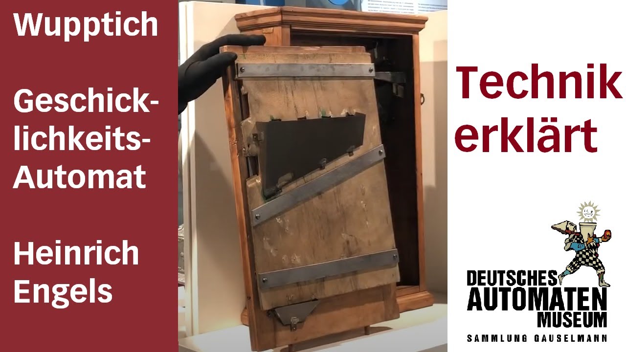 Wupptich | Historisches Geschicklichkeitsspiel | Münzschleuder | Technik erklärt von Ingo