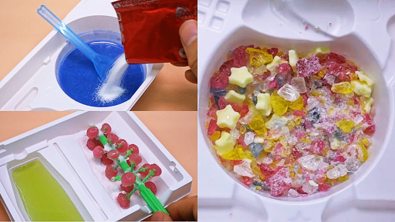 Popin cookin kracie neru neru nerune #03 Shuwa Shuwa Slime, Gummy Tree 포핀쿠킨 네루네루