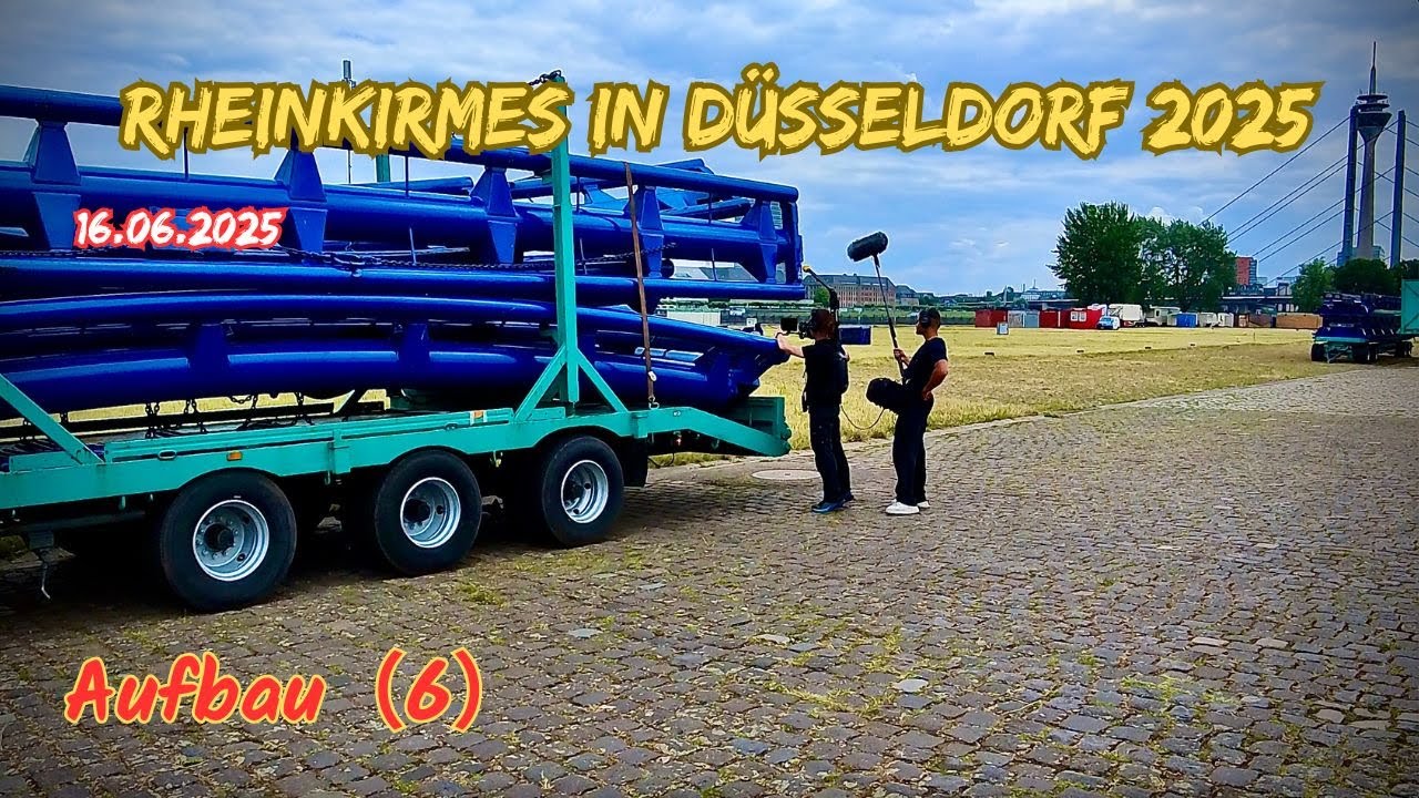 Rheinkirmes Düsseldorf 2025  Aufbau+Rundgang ⑤ 🎢 Vorfreude auf die größte Kirmes am Rhein