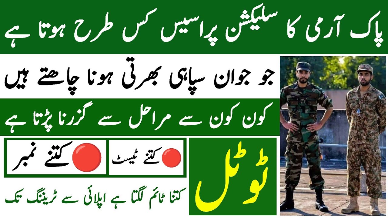 Pakistan Army Selection Process | Pak Army Job Recruitment Process | Technical Job Info 1.0