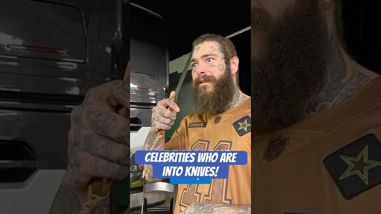 Celebrities into Knives #Knives #KnifeCommunity #JasonMomoa #AngelinaJolie #PostMalone #ZacBrown