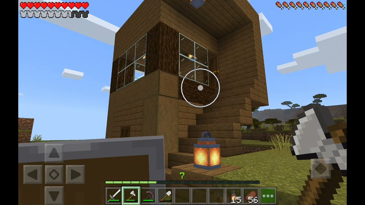Minecraft'ın 7 bölümü yeni ev yaptım 🍪🍪🍪🍩🍩🍫🍫