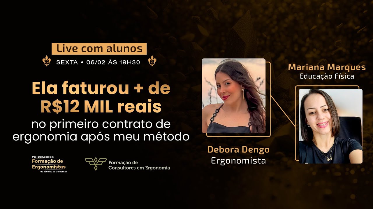 Live com minha aluna Mariana, que já Faturou R$12 MIL reais no primeiro contrato