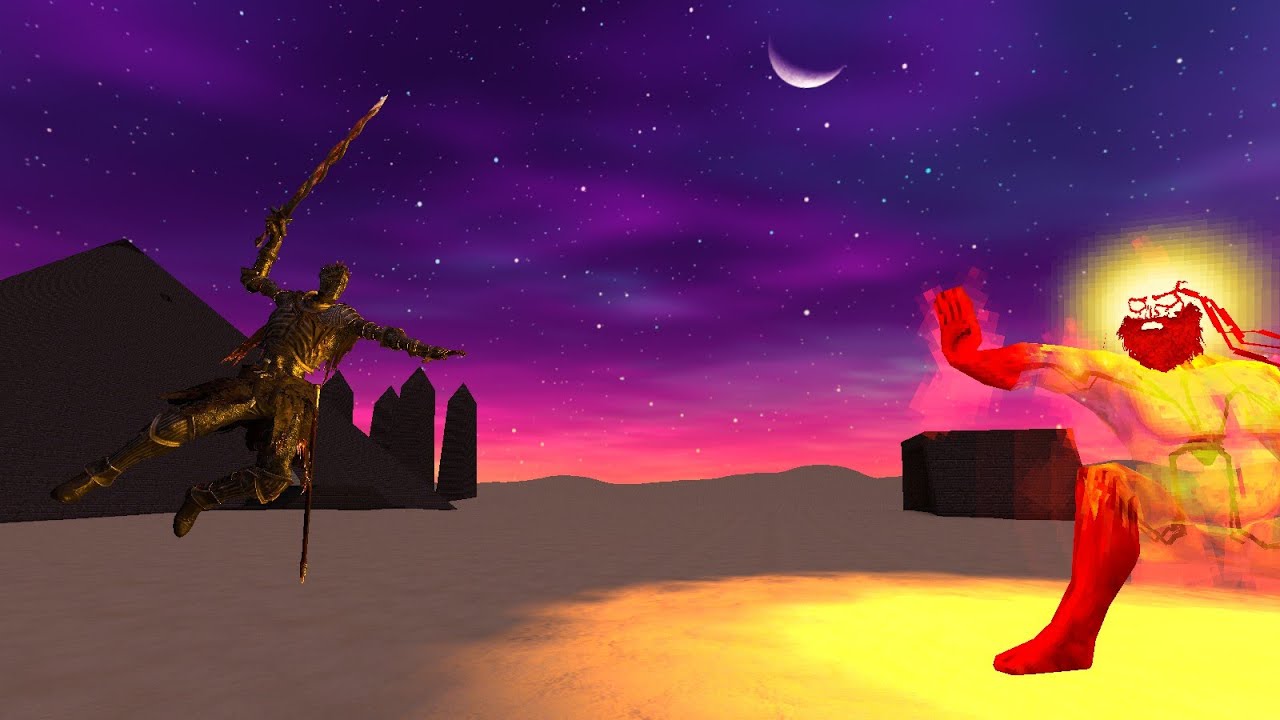 Sisyphus Prime vs Soul of Cinder (GMOD)