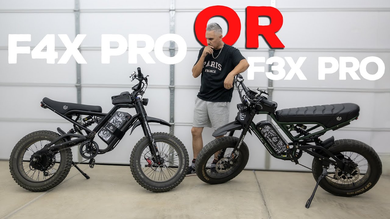 F4X BEAST MODE vs F3X.2 PRO // Ghostcat Bikes 52v vs 60v