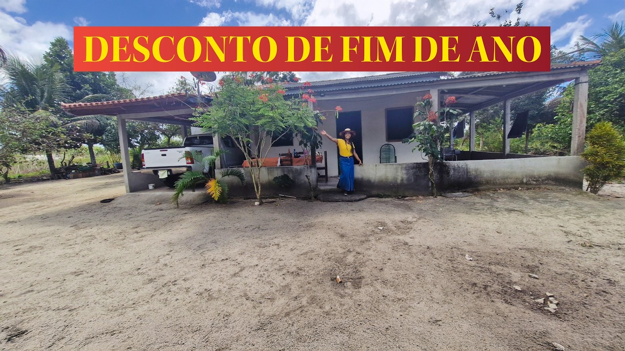 Desconto na Melhor Chácara Com Casa, Muitas Frutas, Perto do Mar em Alcobaça - Bahia