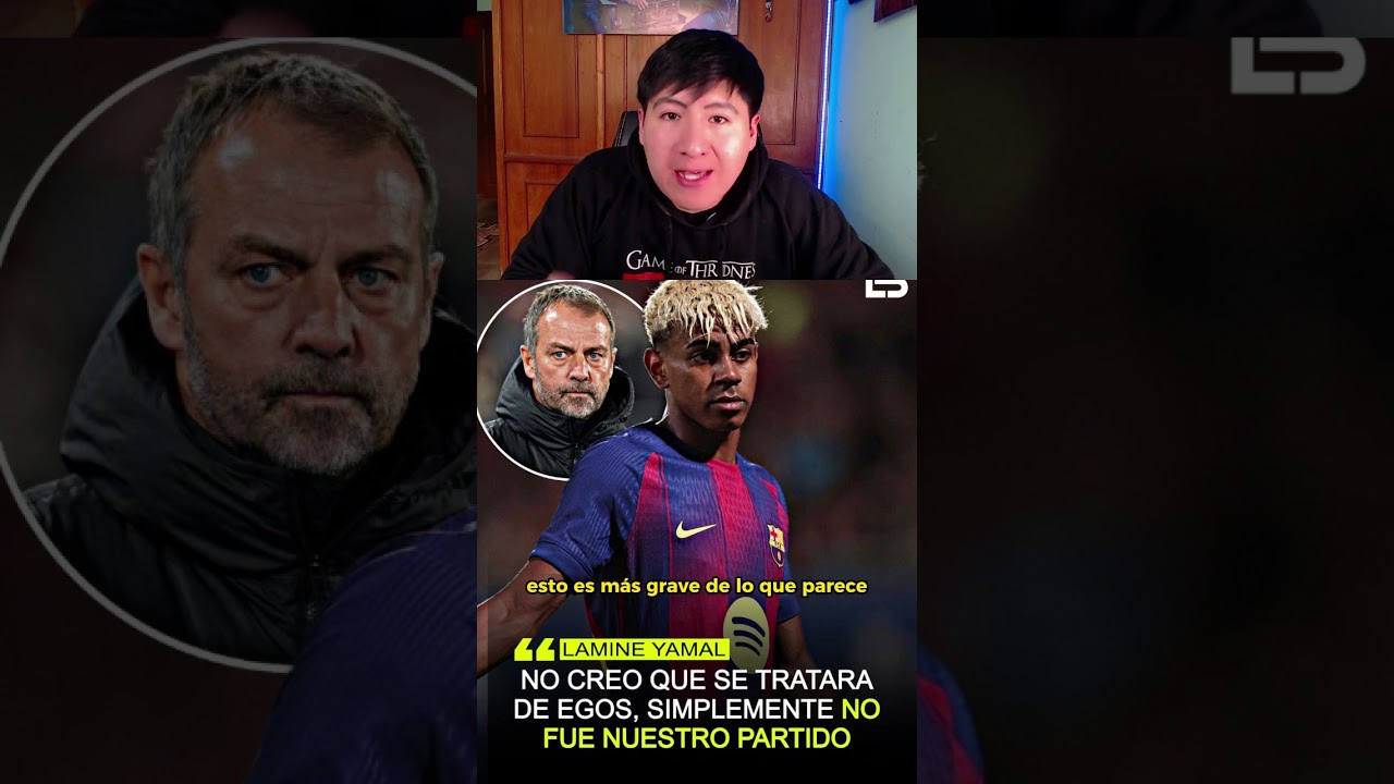 Lamine yamal le responde a hansi flick #lamineyamal  #futbol