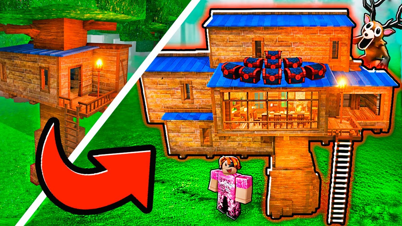 ¡TRANSFORMÉ la CASA del ARBOL en 99 NOCHES!