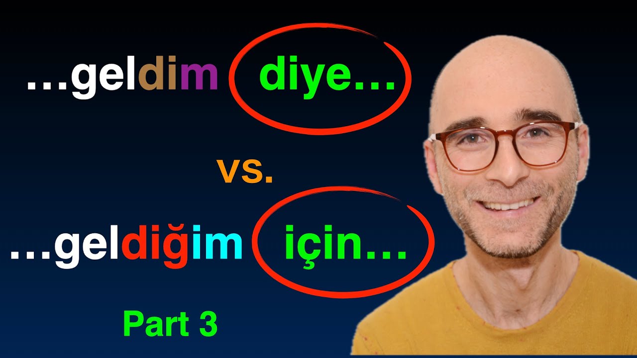 Turkish “Diye” Explained | Meaning & Sentence Structure (Part 3)