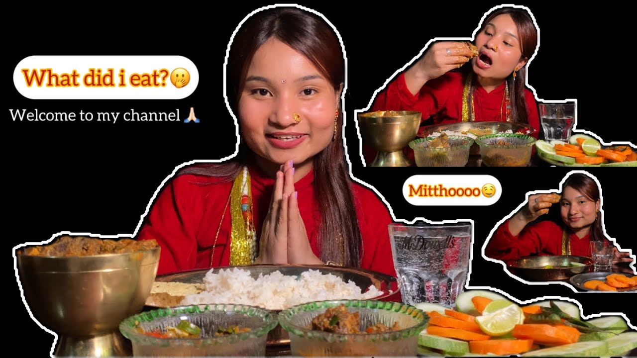 What did i eat!!!🤤 / My First YouTube Video!!!🥳 #vlogwithsapana  #foodlover #youtube #vlog1