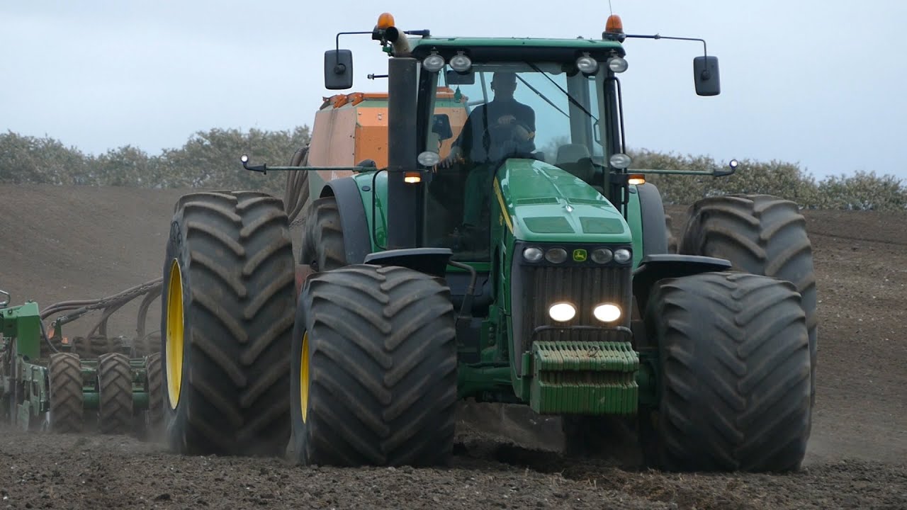 Tractors w/ HUGE Tires | John Deere 4755 & 8430, Case 2294, Same Titan 190 | Danish Agriculture