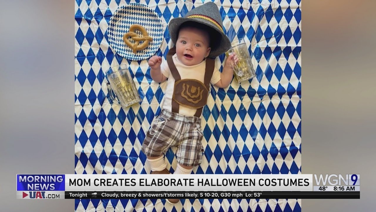 Mom Creates Elaborate Halloween Costumes for Infant Son