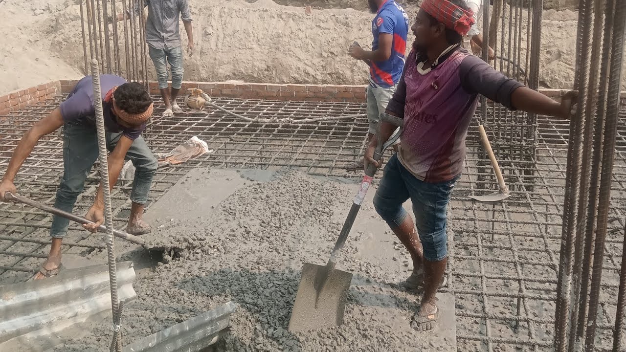  টাওয়ারের বেজ ঢালাই কাজ সম্পূর্ণ প্রক্রিয়া | Teletalk Tower Foundation Casting Full Process | 