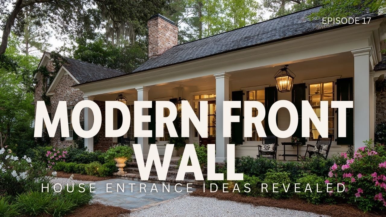 Stylish Modern Front Wall & Door Designs 2025   House Entrance Ideas Revealed