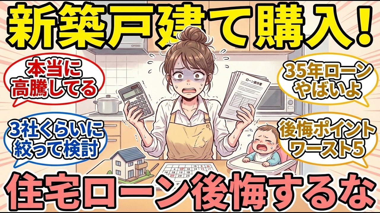 【ガルちゃん有益】＜マイホーム総集編＞注文住宅の後悔…無謀な住宅ローン詰んだ…これから住宅ローン組むよーって人！他【ガルちゃん雑談】【更年期キツイ】