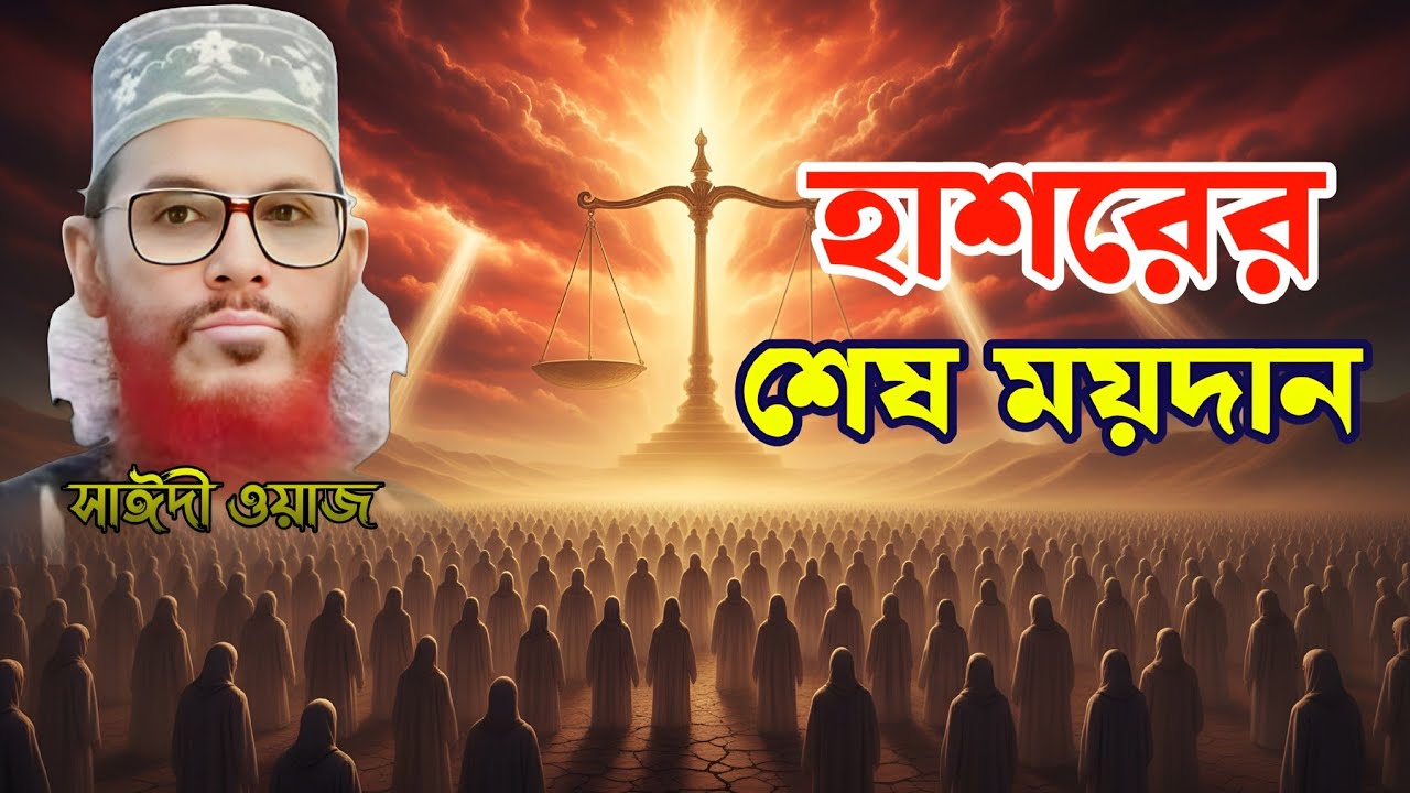 কেয়ামতের বিচারের পাল্লায় আমাদের মাঠে শেষ হিসাবের দিন কি হবে আমাদের সাথে ♥️ সাঈদী ওয়াজ 