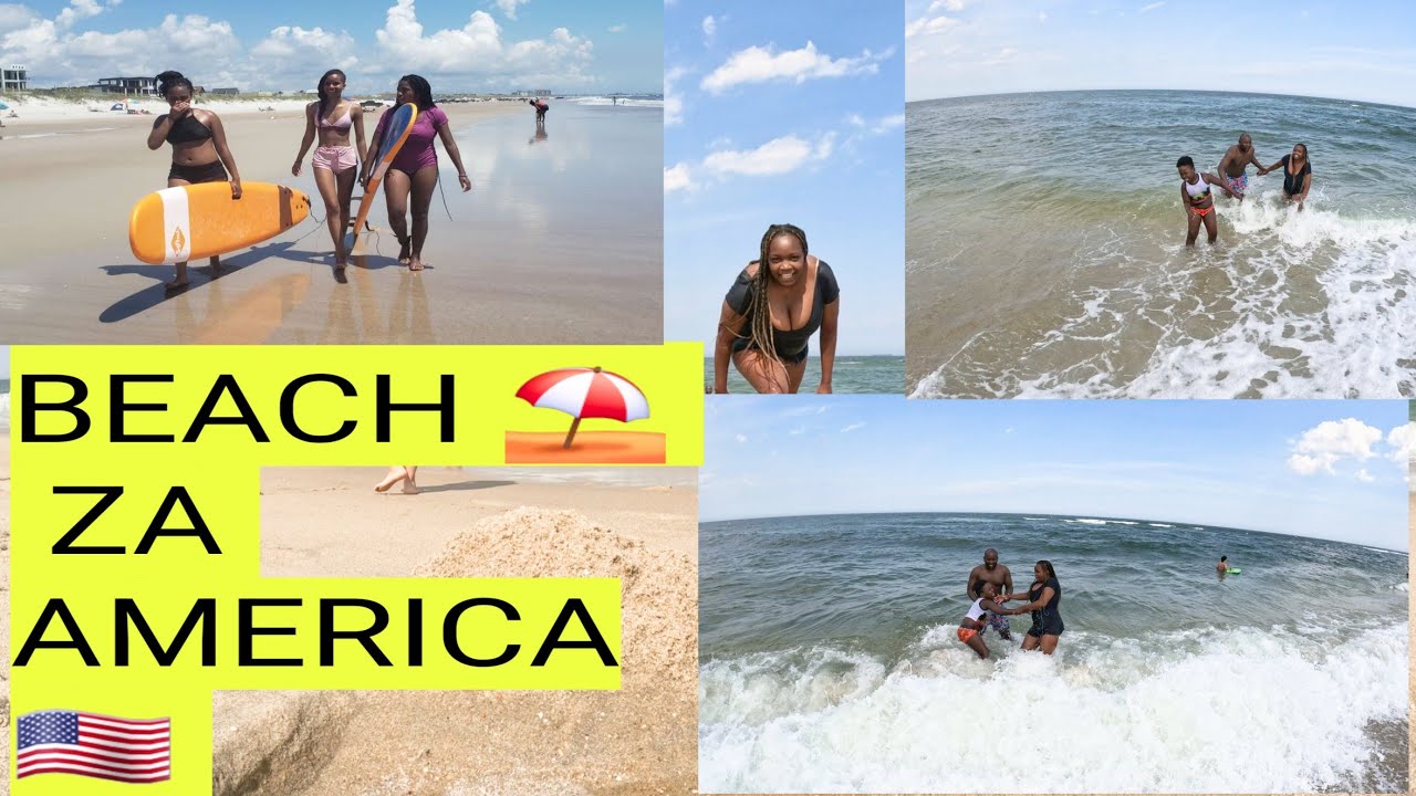 BEACH ⛱️ DAY IN AMERICA 🇺🇸 WITH MY KENYAN 🇰🇪 SQUAD 😄