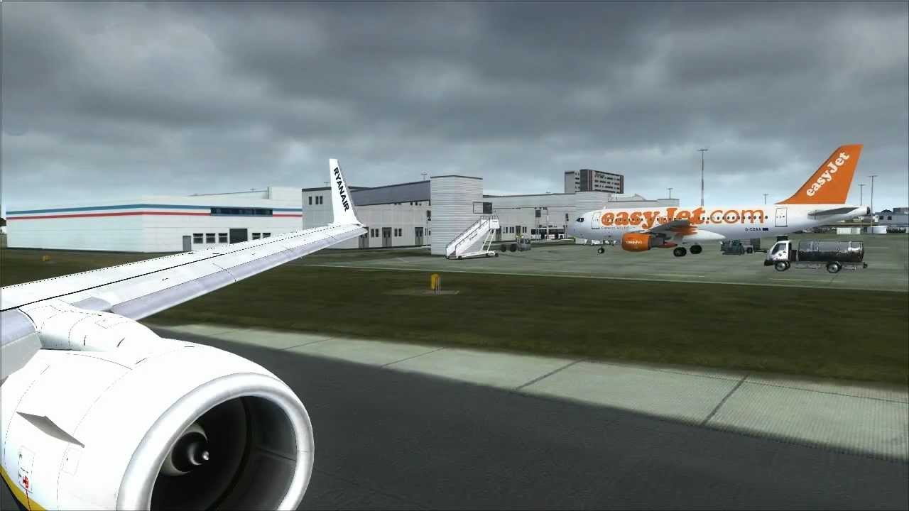 FSX Flight Simulator X HD - Take-Off 737NGX Liverpool - GTX 460, i5 2500 @ 3.33 GHz