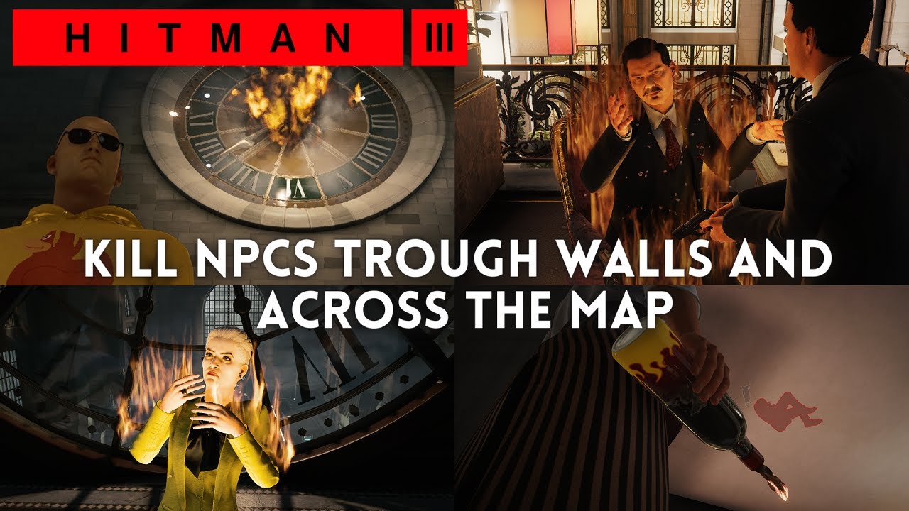 The molotov is breaking Hitman 3