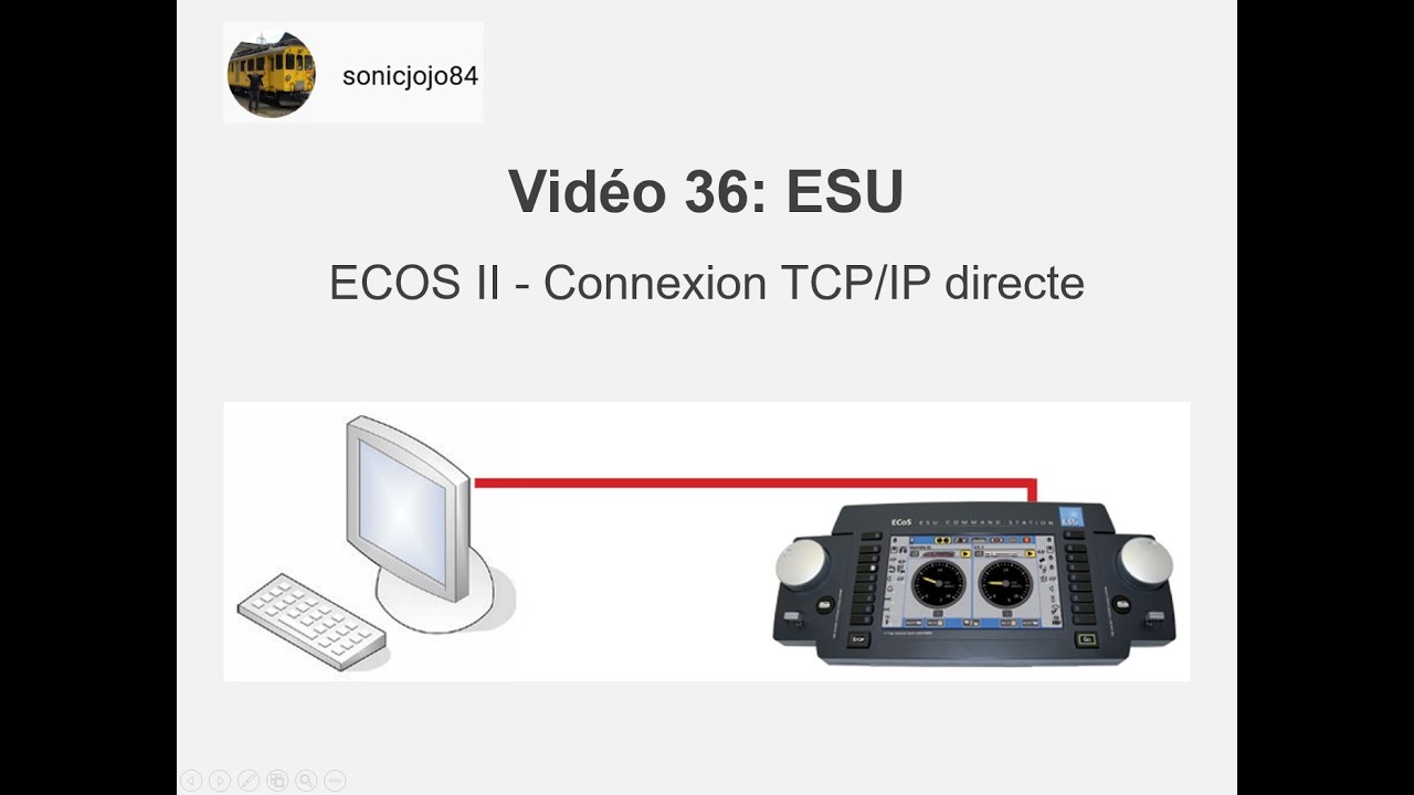 ESU ECOS II Connexion TCP/IP directe vidéo 36