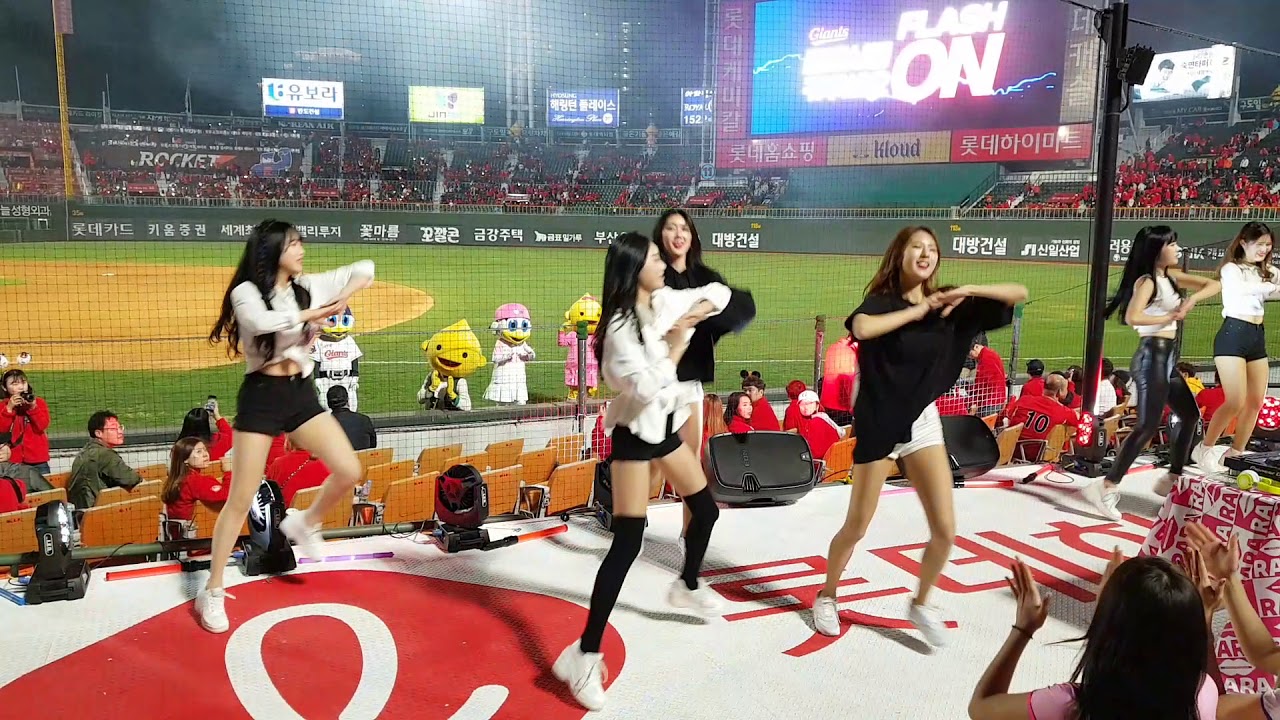 180331 롯데 치어리더 사직올나잇 정, 텔미